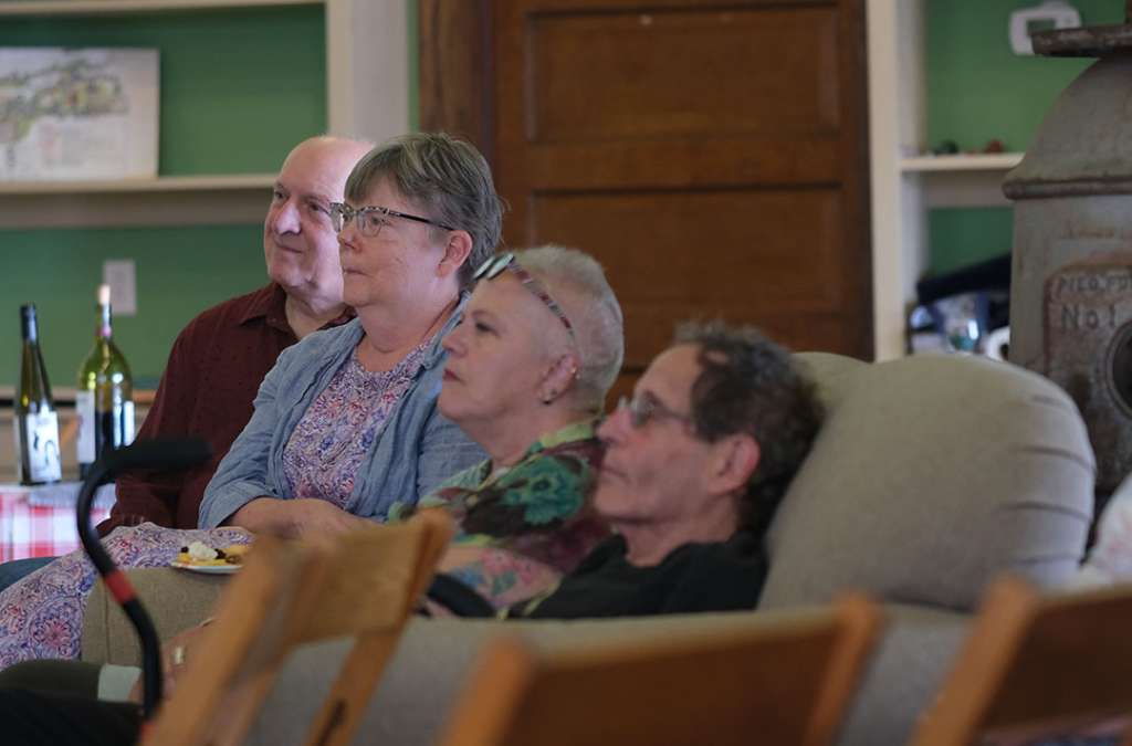Images from the Aug. 23, 2026, poetry and fiction reading of W.Va. authors. Doug VanGundy was the presenter.